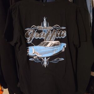 Modesto Graffiti Nights Lowrider T Shirt